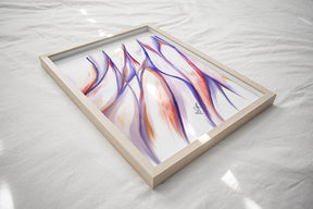 Abstract Lumbar plexus anatomy art