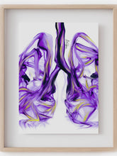 Lungs anatomy art print- pulmonology wall art- thorax painting-pulmonologist cardiothoracic surgeon gift-medical student graduation gift