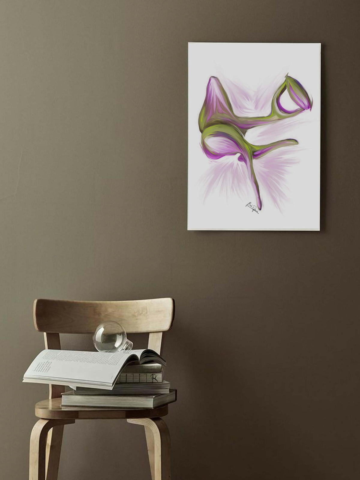 Abstract middle ear art- ossicles anatomy art-audiology art- ENT office decor-Otolaryngologist gift