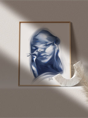 Abstract 3D ultrasound art print – Pregnancy OBGYN art-Fertility art-Obstetrician Gynecologist gift